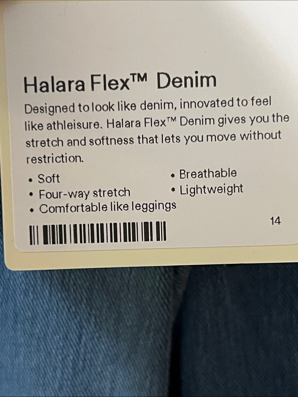 Halara Flex Denim Wide-Leg Pants Size Small NWT - Picture 8 of 9